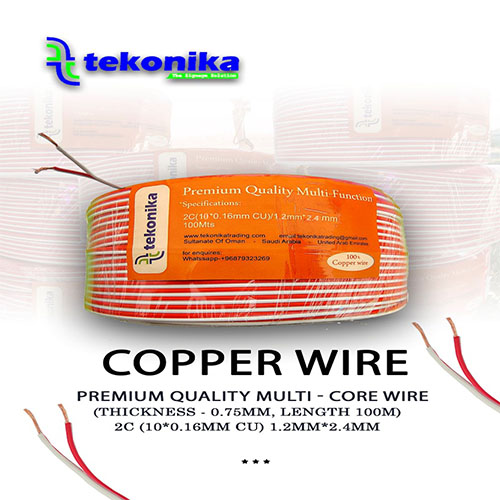 Tekonika Wire 10*0.16mm 1.2mmx2.4mm